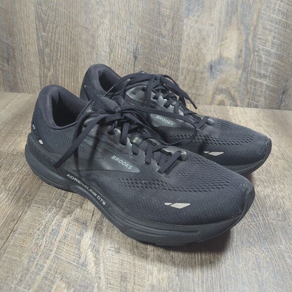 Brooks Other - Brooks Adrenaline GTS 23 Shoes Mens Sz 11 Triple Black Running Athletic Sneakers